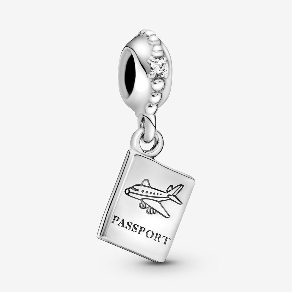 Genuine Pandora Silver S925 ALE Passport Travel Dangle Charm -